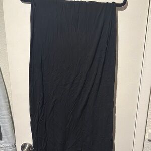 Elegant Black Maxi Skirt